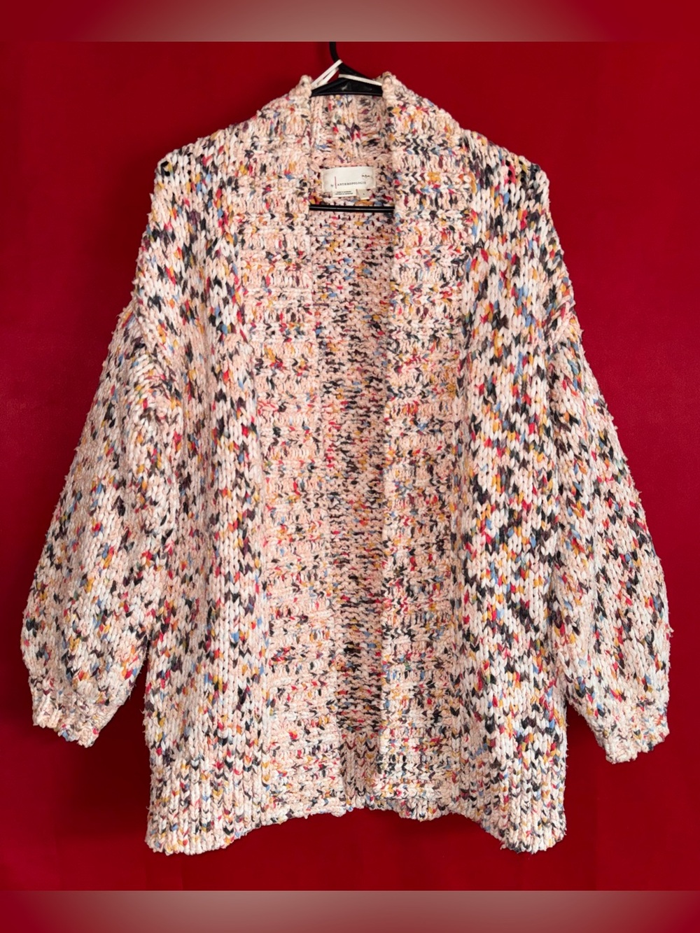 #443- Anthropologie AURORA Cotton Cardigan Sz.Sm - Picture 4 of 8